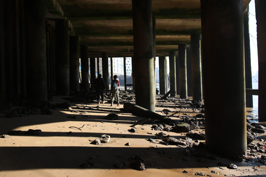 The Thames Foreshore at Wapping